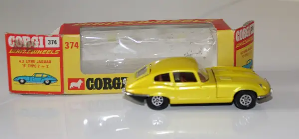 Corgi E Type Jaguar 374 - Image 6