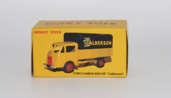 Atlas Editions Dinky Ford Camion Bache Calberson Version - Image 4