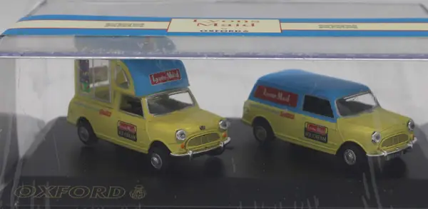 oxford austin set of two mini van lyons maid ice cream van
