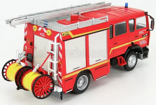 Mag red and silver Renault S100 1981 diecast Fire Engine