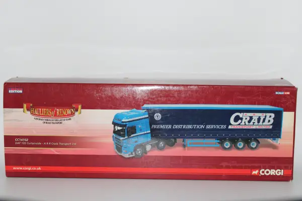 Corgi Lorry DAF Curtainside A.R.R Craib Transport LTD - Image 5