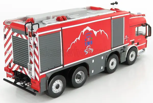 Mag Special Red Tanker Truck Italy France 2013 diecast firetruck