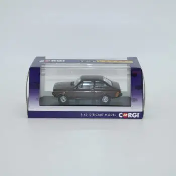 Corgi Vanguards Ford Escort Mk2 1600 Sport Roman Bronze 1:43 diecast model car in original packaging.