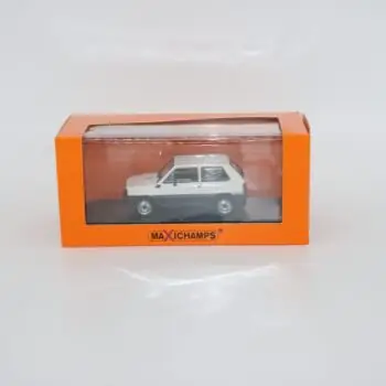 Maxichamps 1980 Fiat Panda Cream diecast model car in original packaging.