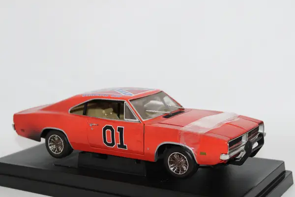 Red Joyride RC2 Dukes of Hazzard General Lee Dodge Charger diecast model car.