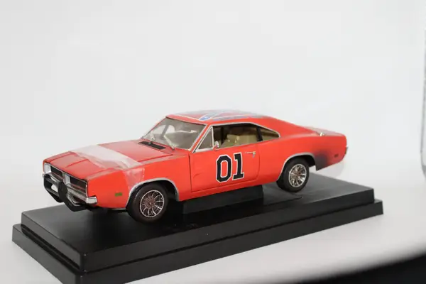 Red Joyride RC2 Dukes of Hazzard General Lee Dodge Charger diecast model car.