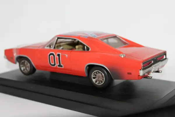 Red Joyride RC2 Dukes of Hazzard General Lee Dodge Charger diecast model car.