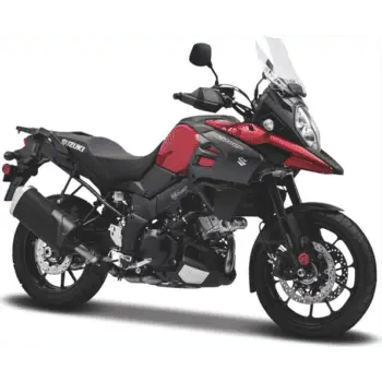 Maisto black and red Suzuki V Storm diecast motorcycle for sale.