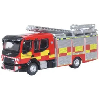 Oxford VOLVO FL EMERGENCY ONE PUMP LADDER WEST diecast firetruck