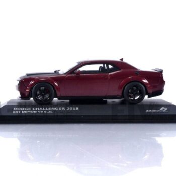 Solido Dodge Challenger Demon in Red 2018 diecast model car.