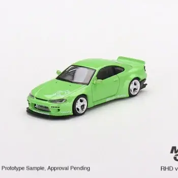 Mini GT Silvia Pandem S15 Green RHD MGT00500 R MiniGT---1-64-Nissan-Silvia--S15--Rocket-Bunny-Green-RHD_540x