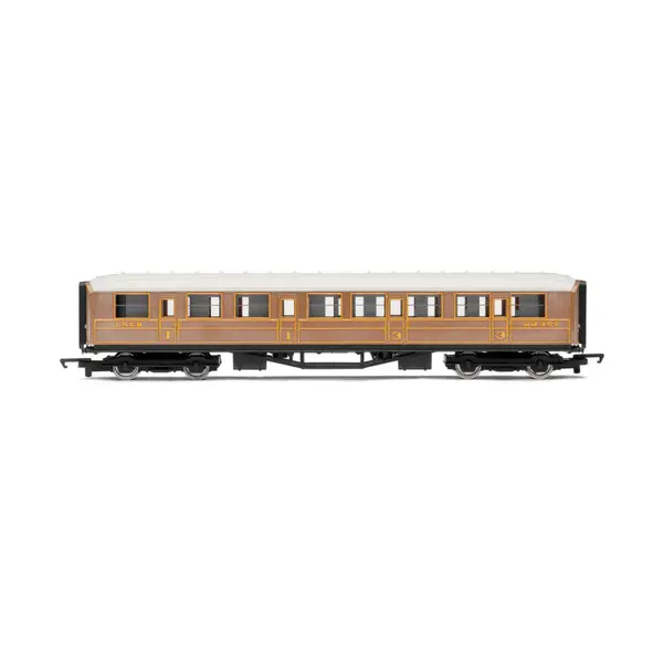 Hornby R4332 RailRoad LNER Composite Coach - Era 3