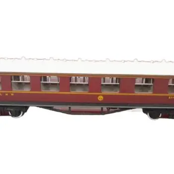 Hornby RARE R474 Hornby RN 4120/5714 LMS Stannier Composite Coach 1st 3rd maroon