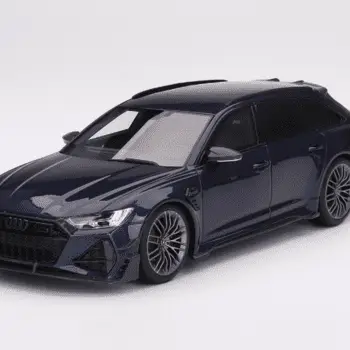 Top Speed Audi ABT RS6 R Navarra Blue Metallic Resin Car Model 13-4__28332