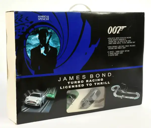 Marks and Spencers Slot cars Carrera set James Bond turbo racing Set 8f12f8b2-356f-ee11-8def-6045bdf22349