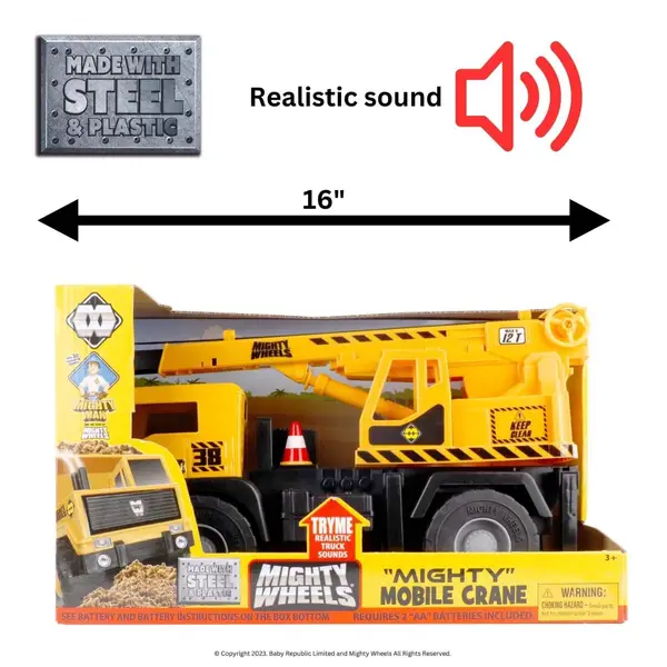 Might Wheels 16" Mobile Crane - Image 4
