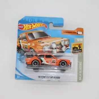 Hot Wheels 1970 Ford Escort RS1600 Orange Baja Blazers Number 52 IMG_3223