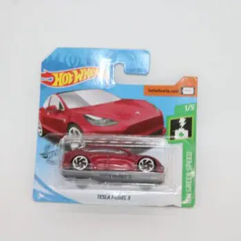 Hot Wheels Tesla Model 3 2019 Green Speed IMG_3783