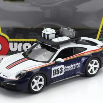 Bburago Porsche 911 992 No 953 Rally Dakar