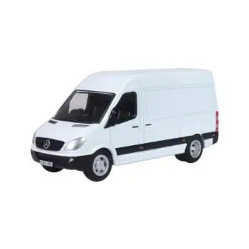 Oxford Diecast White Mercedes Sprinter 76MSV004
