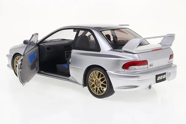 Solido Subaru Impreza 22B Silver 1998 - Image 6