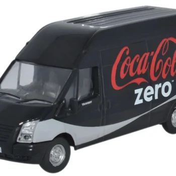 Oxford Diecast Ford Transit 2006 LWB High Roof Coke Zero