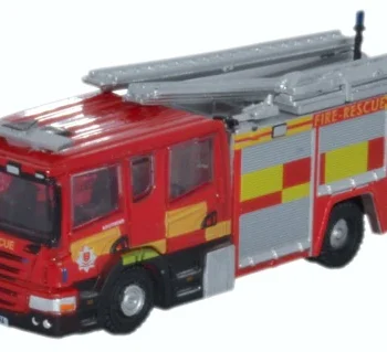 Oxford Diecast Scania Pump Essex County Fire and Rescue 1/76 scale