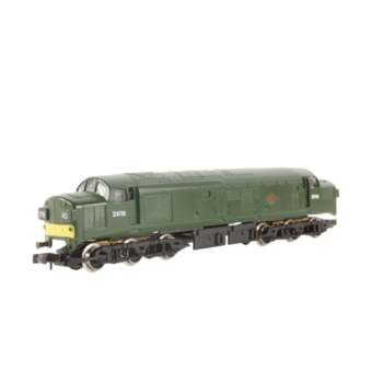 Graham Farish 8014 Class 37 D6736 in BR Green with Split Headcode No Buffers. The train in good working order 