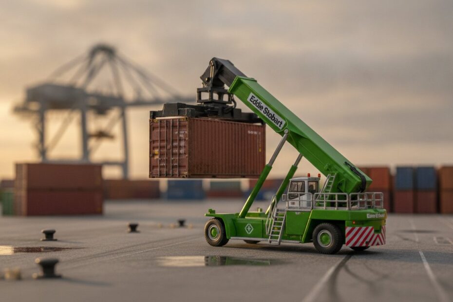 The Oxford Diecast Konecranes Reach Stacker: A Definitive Collector’s Guide