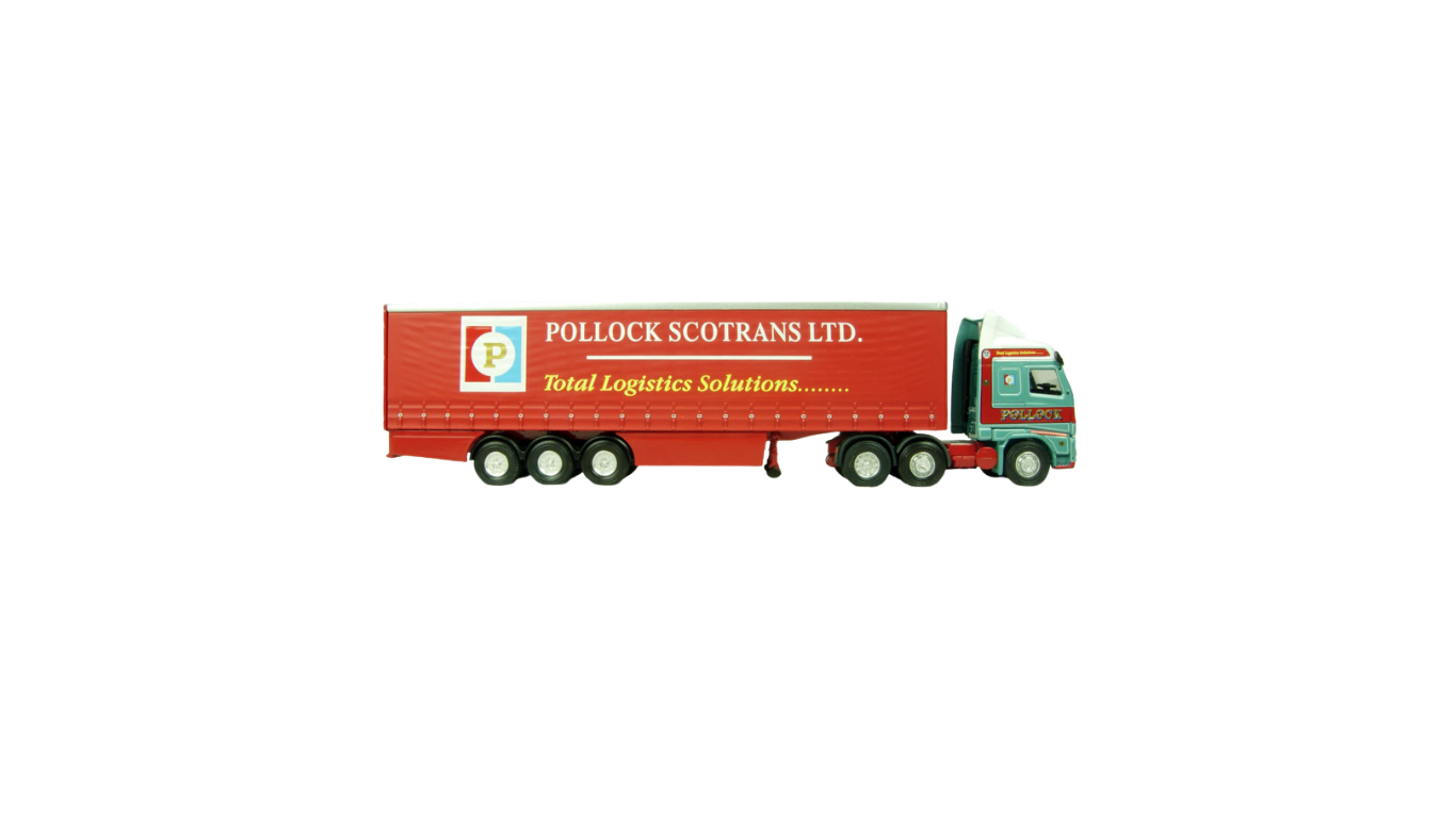 Corgi Modern Roadscene Cc18001 Volvo Fh Curtainside Pollock
