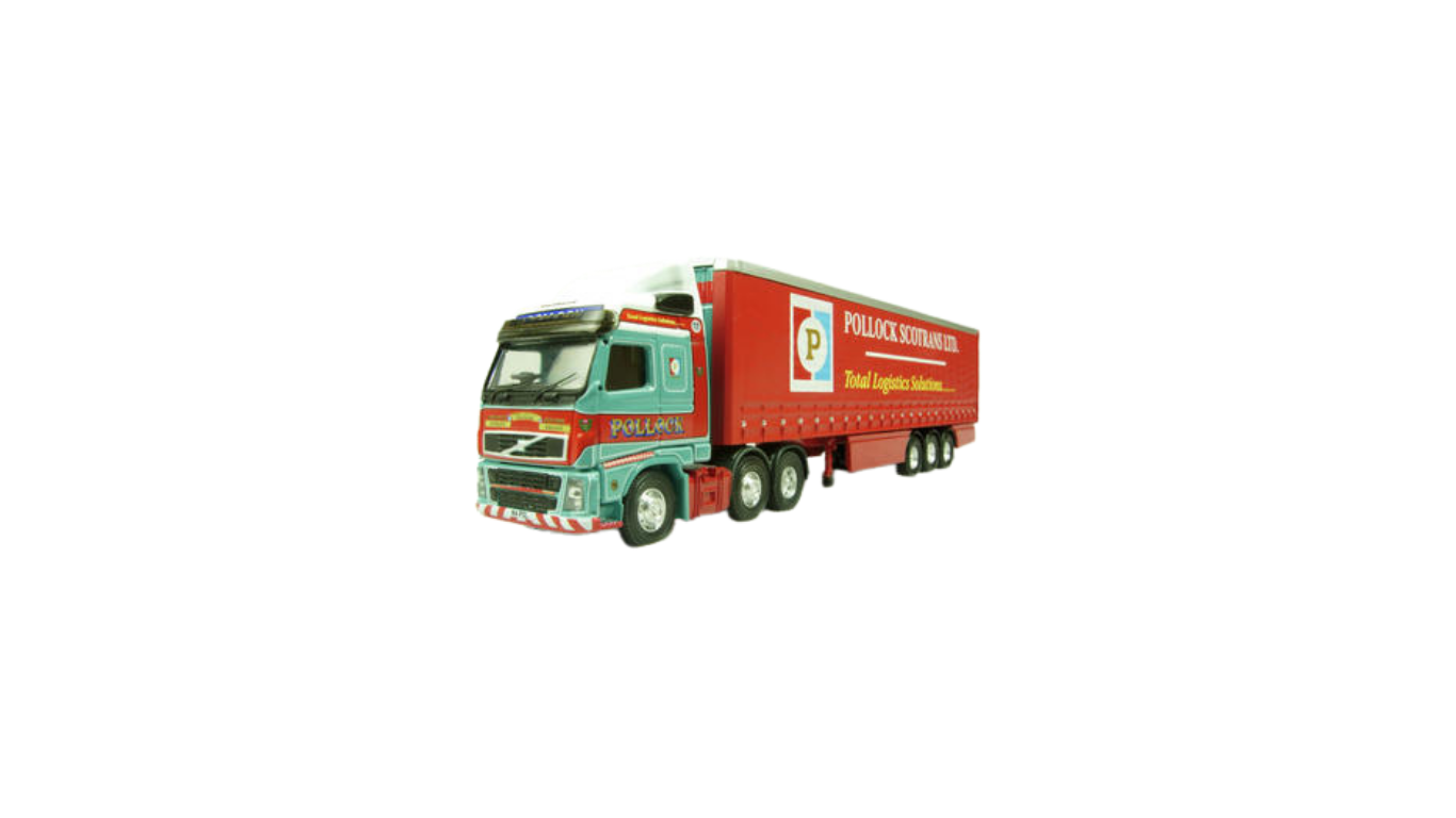 Corgi Modern Roadscene Cc18001 Volvo Fh Curtainside Pollock - Image 3